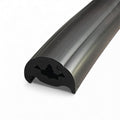 Marine Boat D Fender Rubbing Strake 36MM Black with Black Insert