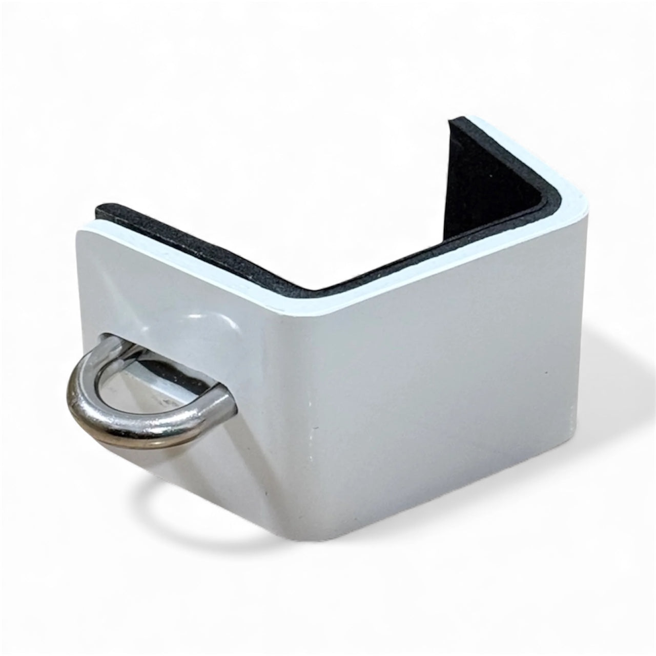 White Fender Hanger / Hook Narrow boat Fender Hook with Eye Bracket