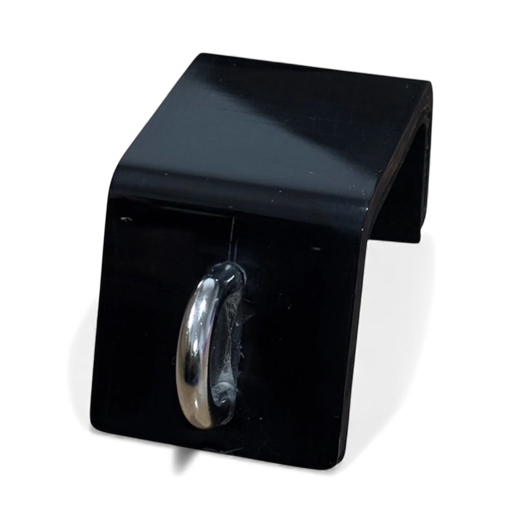 Black Fender Hanger / Hook Narrow boat Fender Hook with Eye Bracket