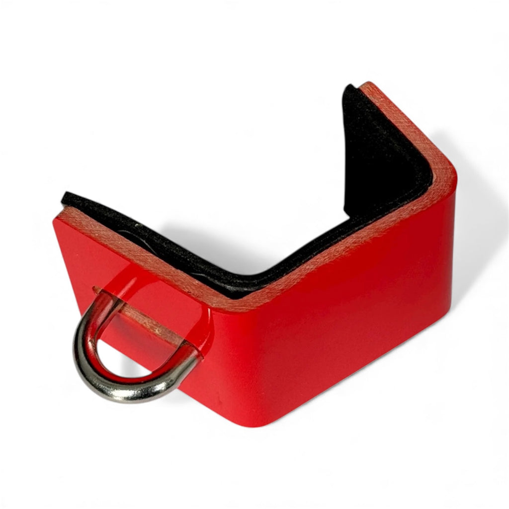 Red Fender Hanger / Hook Narrow boat Fender Hook with Eye Bracket