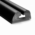 Boat B Fender 39MM Wide Rubbing Strake Black With White Fixing Strip Insert