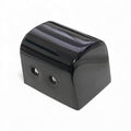 Fender End Cap U Section Rubbing Strake Profile 9MM Riveted Flange Black