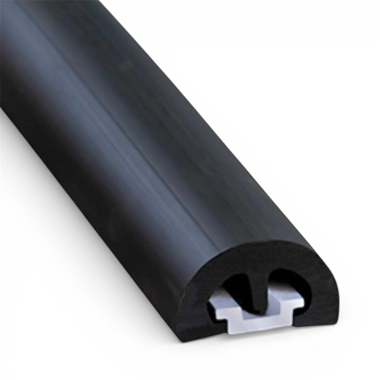 Bump! Fender 53MM Base Rubbing Strake Black Rubber with Track