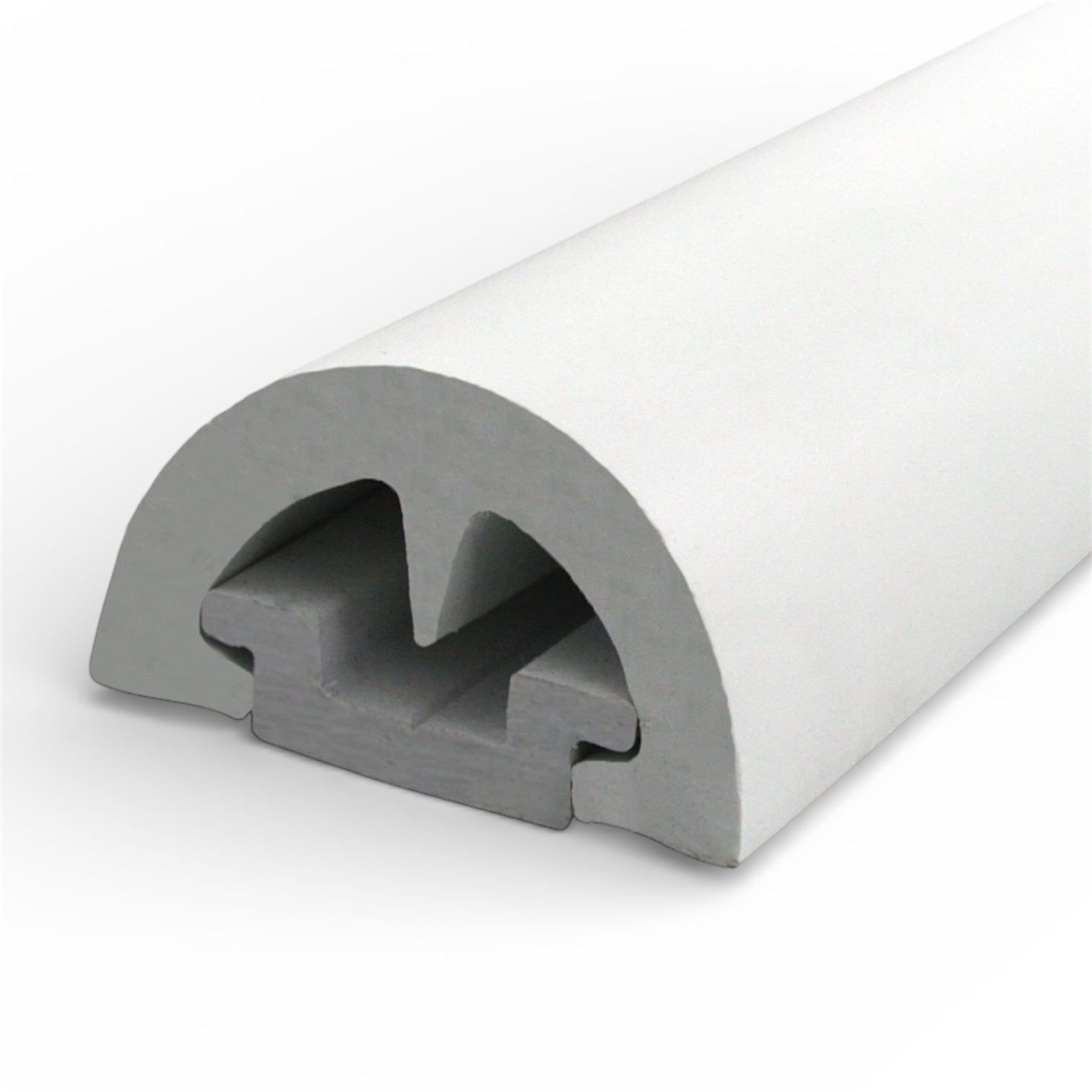 Bump! Fender 53MM Base Rubbing Strake Black Rubber with Track