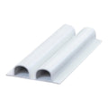 Pontoon Fender Flexible PVC in White 135MM Base (4 Metre Length)
