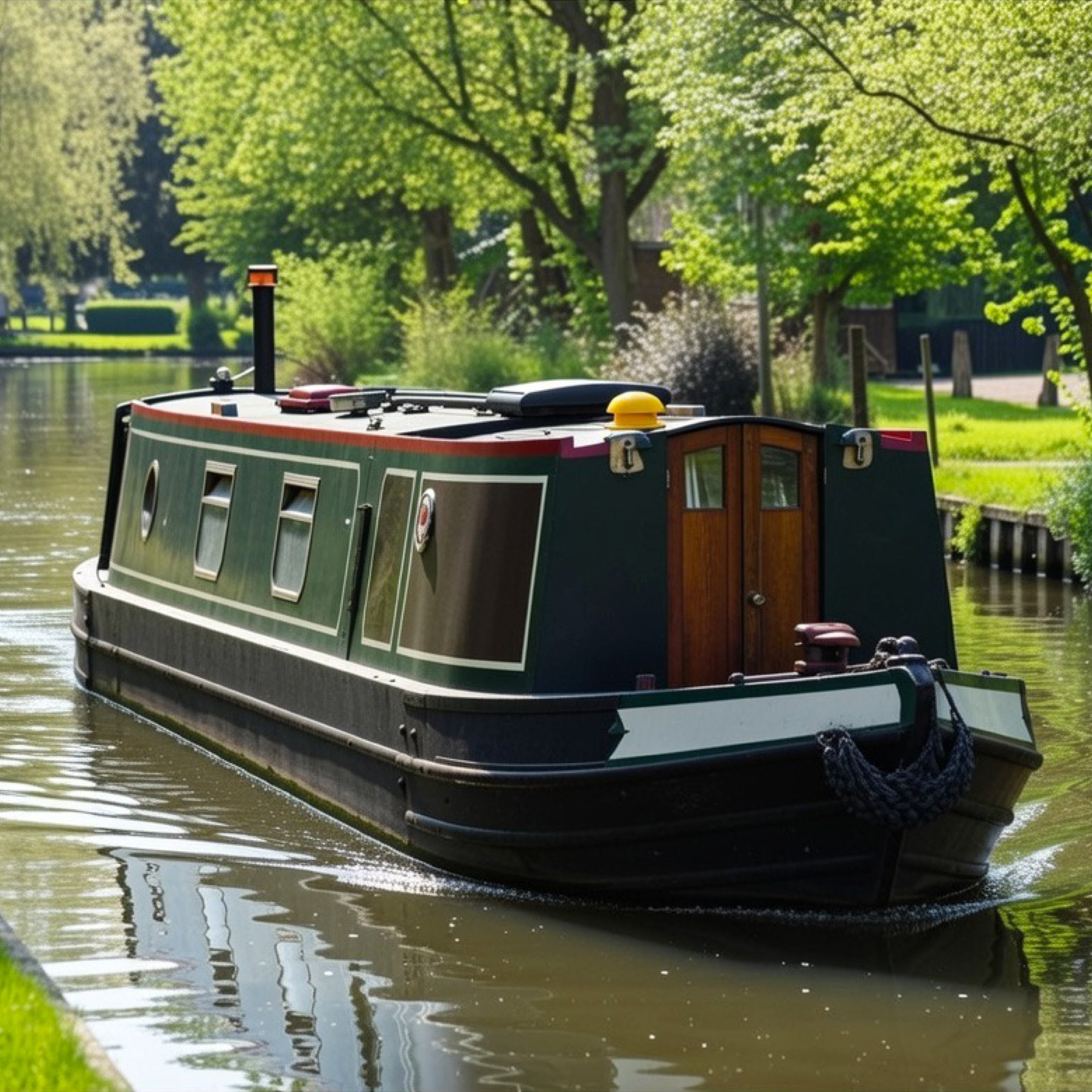 Yellow Narrowboat Mushroom Roof Vent 6" X 4" Canal, River, Narrow Boat Ventilation