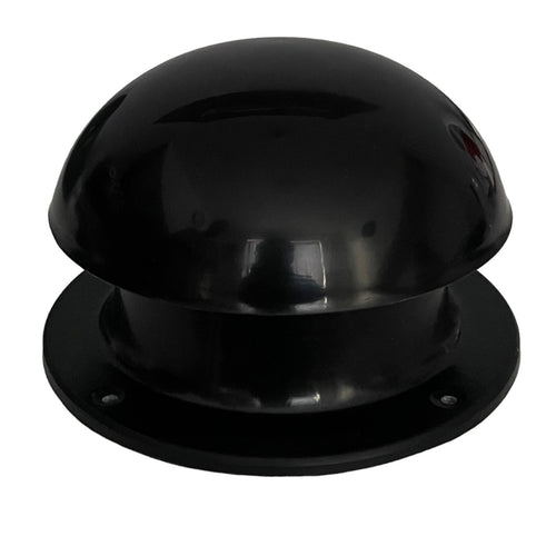 4 PCS Mushroom Vent 6" X 4" Roof Vent Canal Narrow Boat Black