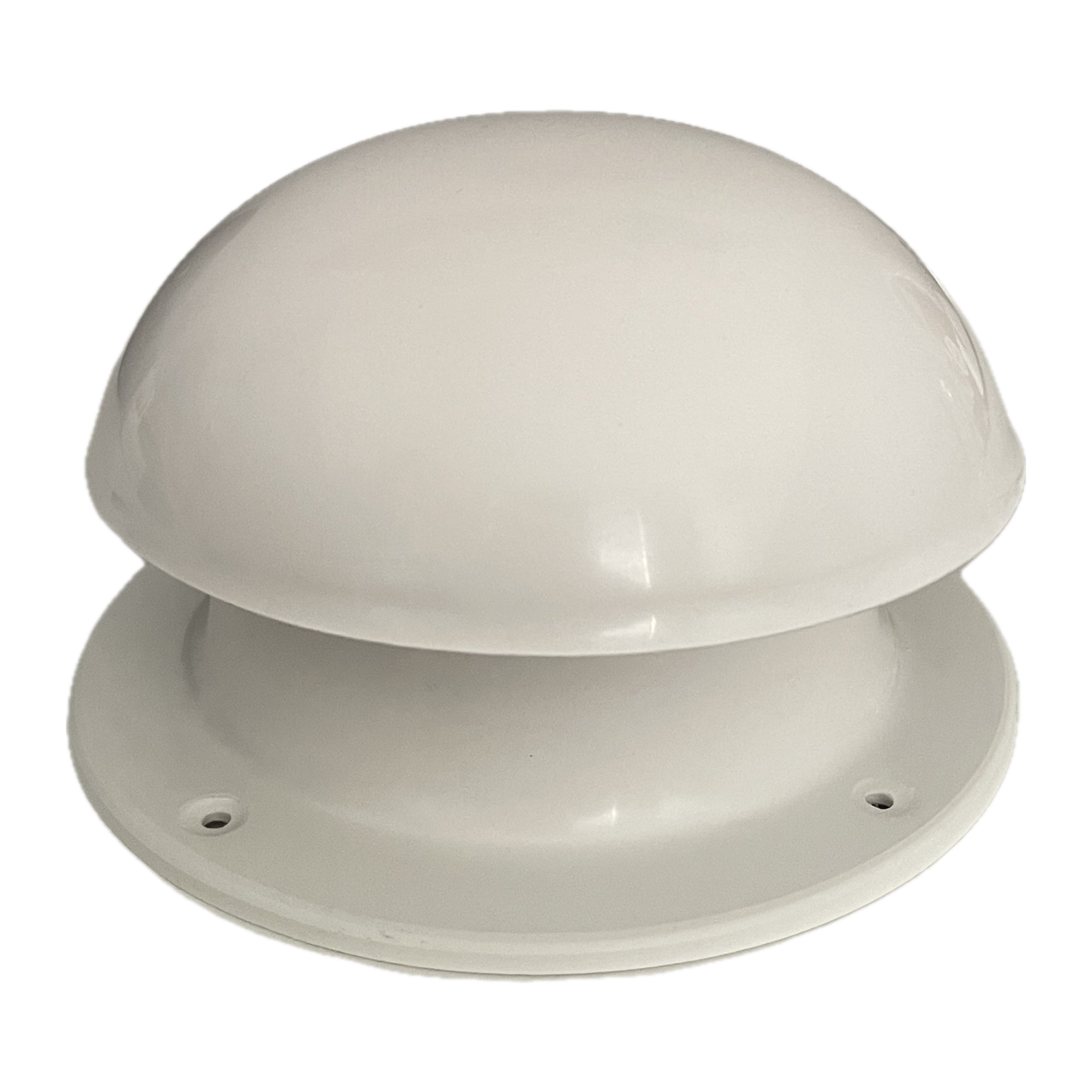 Mushroom Vent 6" X 4" Roof Vent Canal Narrow Boat White