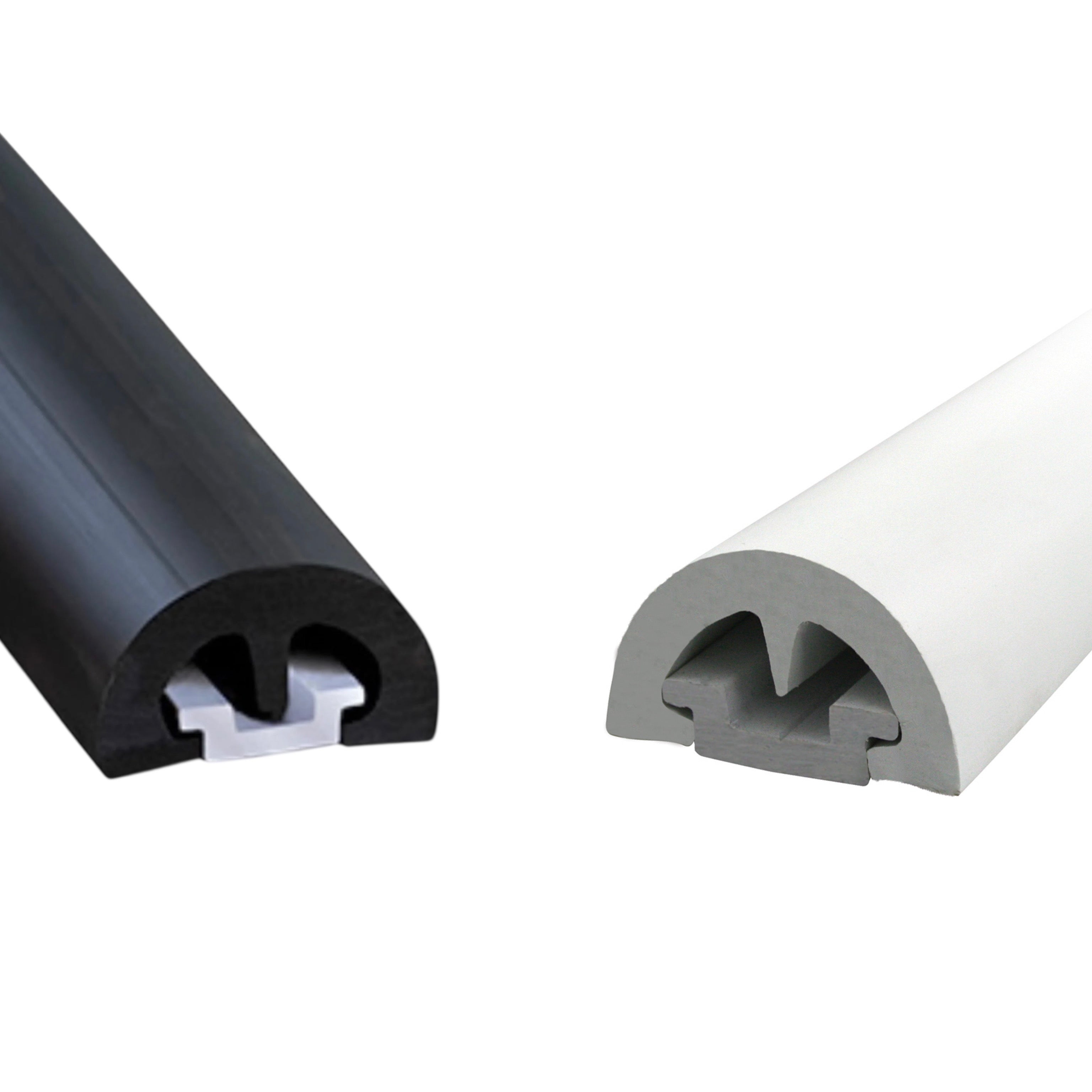 Bump! Fender 53MM Base Rubbing Strake Black Rubber with Track